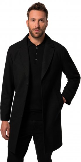 JP1880 Coat Classic Wool Blend Black - Kabátok - Nagyméretű Kabátok - 2XL-8XL