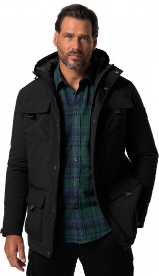 JP1880 Field Jacket Wind-repellent Black - Kabátok - Nagyméretű Kabátok - 2XL-8XL