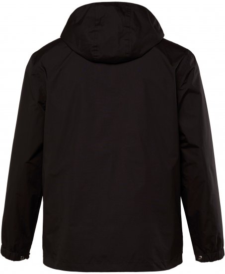 Jay-Pi Jacket Technical Weatherproof Stomach Fit Black - Kabátok - Nagyméretű Kabátok - 2XL-8XL