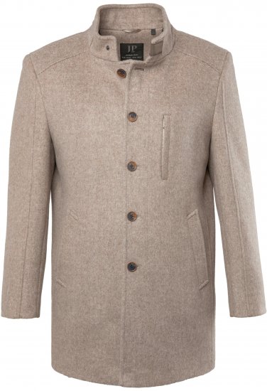 JP1880 Coat Wool Blend Beige Melange - Kabátok - Nagyméretű Kabátok - 2XL-8XL