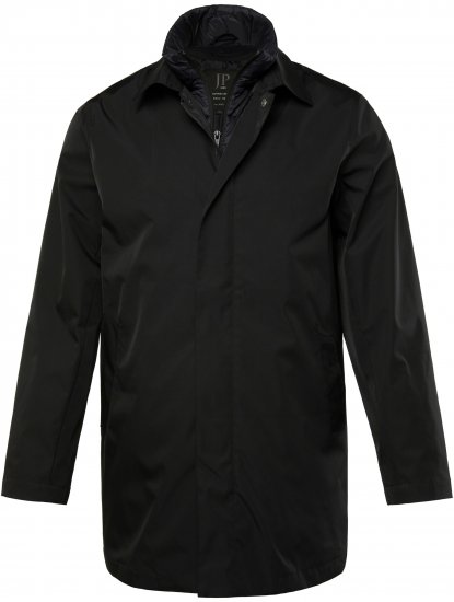 JP1880 Business Coat Zip-out Panel Black - Kabátok - Nagyméretű Kabátok - 2XL-8XL