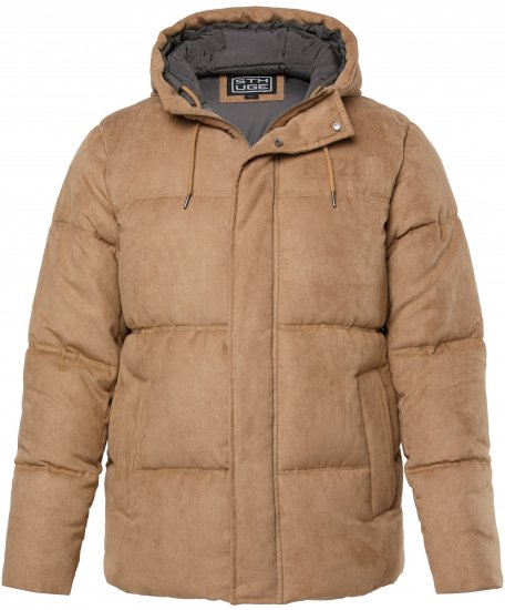 STHUGE Jacket Puffer With Warm Quilting Beige - Kabátok - Nagyméretű Kabátok - 2XL-8XL