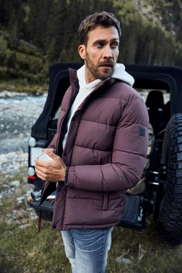 JP1880 Jacket Quilted Extra Warm Brown - Kabátok - Nagyméretű Kabátok - 2XL-8XL
