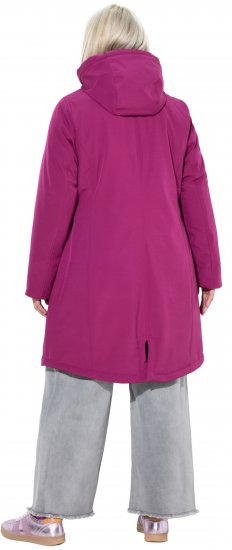 Ulla Popken HYPRAR Triple Function Weather Proof Jacket Berry - Dzsekik - 