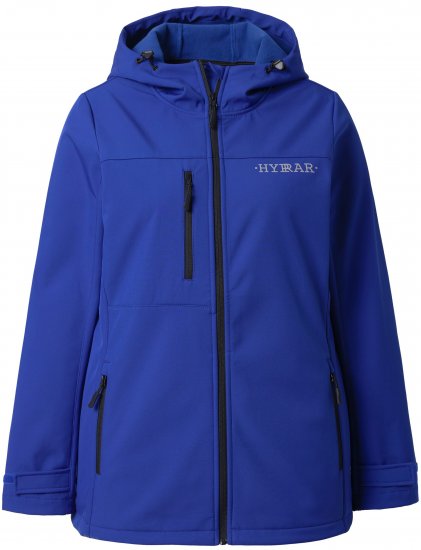 Ulla Popken HYPRAR Softshell Fleece Lined Jacket Capri Blue - Dzsekik - 