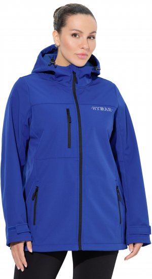 Ulla Popken HYPRAR Softshell Fleece Lined Jacket Capri Blue - Dzsekik - 