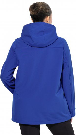 Ulla Popken HYPRAR Softshell Fleece Lined Jacket Capri Blue - Dzsekik - 
