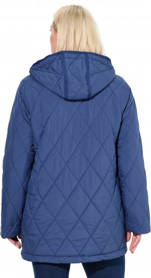 Ulla Popken HYPRAR Quilted Water-Repellent Jacket Medium Blue - Dzsekik - 