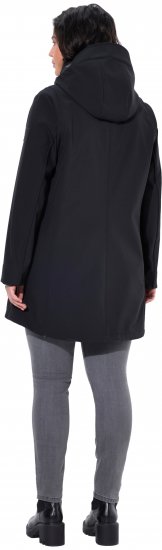 Ulla Popken HYPRAR Water Repellent Softshell Jacket Black - Dzsekik - 