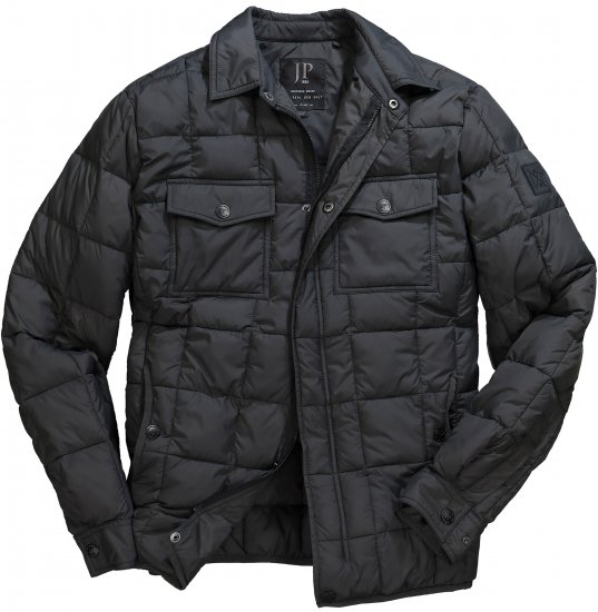 JP1880 Quilted Shirt Collar Jacket TALL Anthracite - TALL kabátok - 