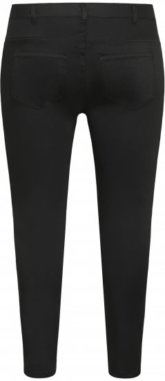 Kaffe Curve Dina Slim fazonú rövidített farmer Fekete - Női Farmer & Nadrágok Nagy Méretekben – Plus Size - 