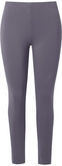 Ulla Popken Basic Stretch Knit Ankle Length Leggings Dark Grey - Női Farmer & Nadrágok Nagy Méretekben – Plus Size - 