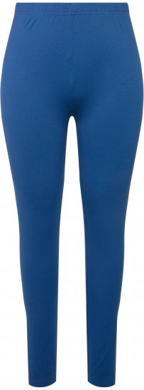 Ulla Popken Basic Stretch Knit Ankle Length Leggings Grey Blue - Női Farmer & Nadrágok Nagy Méretekben – Plus Size - 
