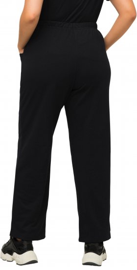Ulla Popken Pull On Knit Straight Leg Pocket Pants Black - NŐI RUHÁZAT 40-66 - 