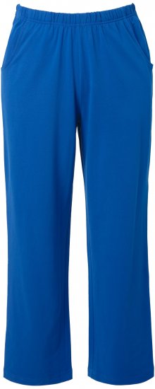 Ulla Popken Pull On Knit Straight Leg Pocket Pants Denim Blue - NŐI RUHÁZAT 40-66 - 