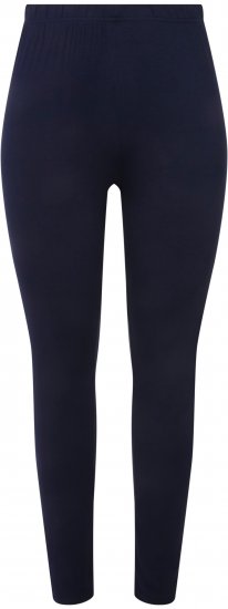 Ulla Popken Viscose Spandex Leggings Night Blue - Női Farmer & Nadrágok Nagy Méretekben – Plus Size - 
