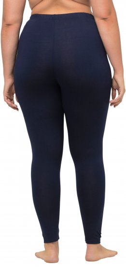 Ulla Popken Viscose Spandex Leggings Night Blue - Női Farmer & Nadrágok Nagy Méretekben – Plus Size - 