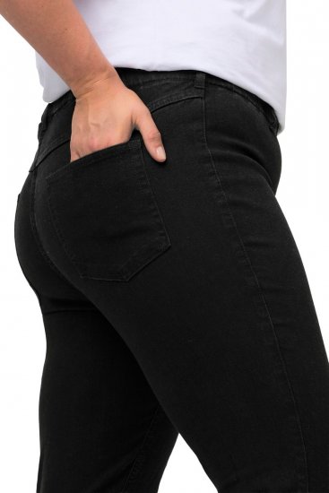 Ulla Popken Denim Look All Elastic Pocket Sienna Jeggings Black - Ulla Popken - Ulla Popken Plus-Size Ruházat
