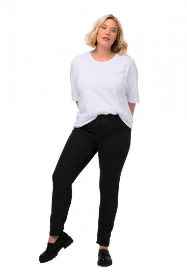 Ulla Popken Denim Look All Elastic Pocket Sienna Jeggings Black - Ulla Popken - Ulla Popken Plus-Size Ruházat