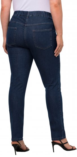 Ulla Popken Denim Look All Elastic Pocket Sienna Jeggings Blue Denim - Női Farmer & Nadrágok Nagy Méretekben – Plus Size - 