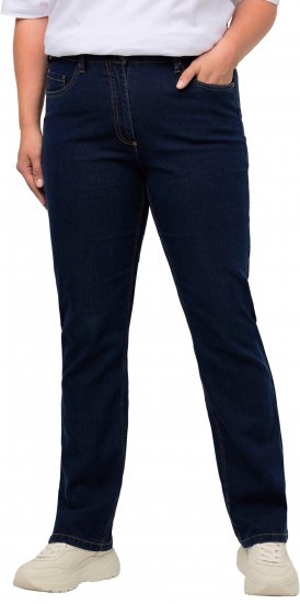 Ulla Popken Regular Fit Mandy Stretch Jeans Blue Denim - Női Farmer & Nadrágok Nagy Méretekben – Plus Size - 
