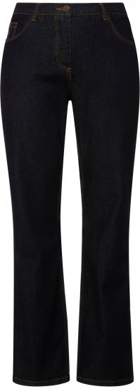 Ulla Popken Straight Leg Mandy Fit Stretch Jeans Dark Blue Denim - Női Farmer & Nadrágok Nagy Méretekben – Plus Size - 
