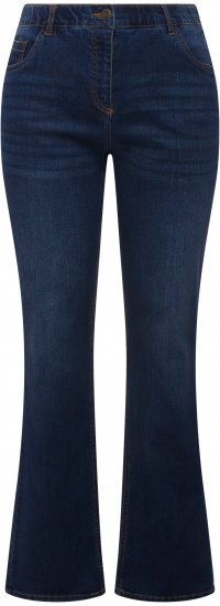 Ulla Popken Marie Fit Bootcut Stretch Jeans Blue Denim - Női Farmer & Nadrágok Nagy Méretekben – Plus Size - 