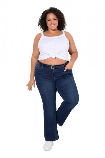 Ulla Popken Marie Fit Bootcut Stretch Jeans Blue Denim - Ulla Popken - Ulla Popken Plus-Size Ruházat