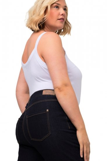 Ulla Popken Marie Fit Bootcut Stretch Jeans Dark Blue Denim - Ulla Popken - Ulla Popken Plus-Size Ruházat