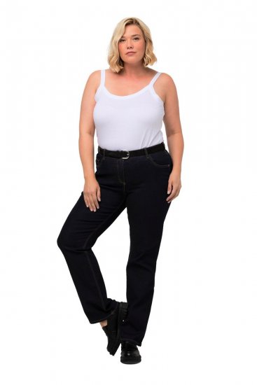 Ulla Popken Marie Fit Bootcut Stretch Jeans Dark Blue Denim - Ulla Popken - Ulla Popken Plus-Size Ruházat