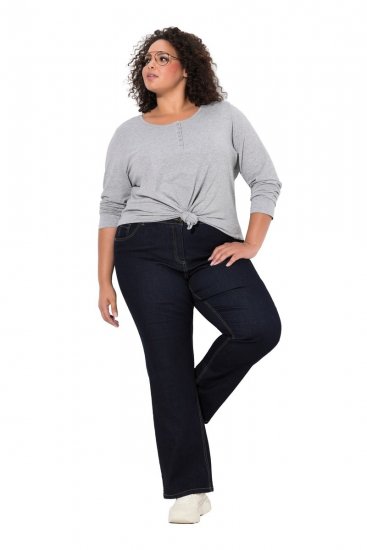 Ulla Popken Marie Fit Bootcut Stretch Jeans Dark Blue Denim - Ulla Popken - Ulla Popken Plus-Size Ruházat