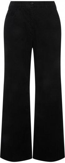 Ulla Popken Mary Fit Wide Leg Stretch Jeans Black - Női Farmer & Nadrágok Nagy Méretekben – Plus Size - 