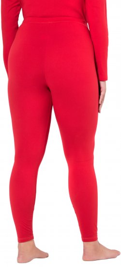Ulla Popken Quick Dry Moisture Wicking Stretch Ski Leggings Salsa Red - Női Farmer & Nadrágok Nagy Méretekben – Plus Size - 
