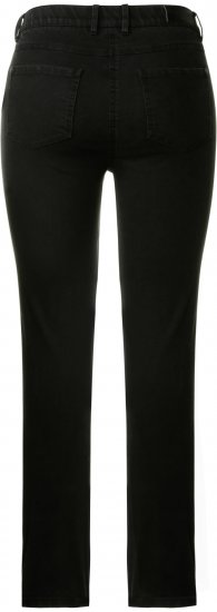 Ulla Popken Stretch Sarah Fit Skinny Jeans Black - Női Farmer & Nadrágok Nagy Méretekben – Plus Size - 