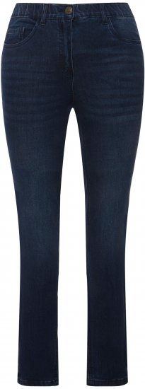 Ulla Popken Stretch Sarah Fit Skinny Jeans Blue Denim - Női Farmer & Nadrágok Nagy Méretekben – Plus Size - 