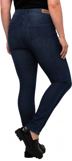 Ulla Popken Stretch Sarah Fit Skinny Jeans Blue Denim - Női Farmer & Nadrágok Nagy Méretekben – Plus Size - 