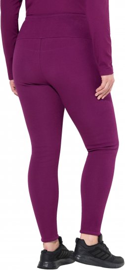 Ulla Popken Faux Fur Lined Stretch Leggings Pink Berry - Női Farmer & Nadrágok Nagy Méretekben – Plus Size - 