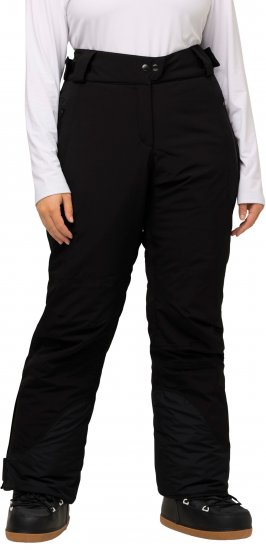 Ulla Popken HYPRAR Triple Function Ski Pants Black - Női Farmer & Nadrágok Nagy Méretekben – Plus Size - 
