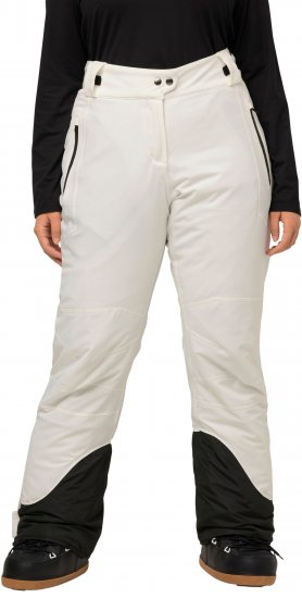 Ulla Popken HYPRAR Triple Function Ski Pants Snow White - Női Farmer & Nadrágok Nagy Méretekben – Plus Size - 