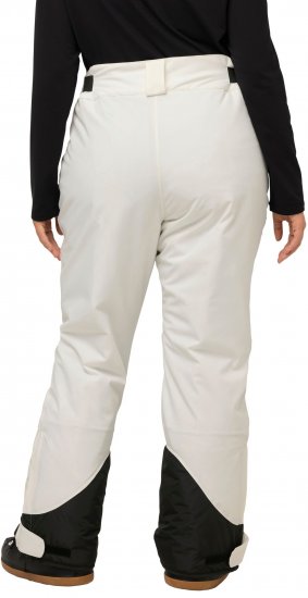 Ulla Popken HYPRAR Triple Function Ski Pants Snow White - Női Farmer & Nadrágok Nagy Méretekben – Plus Size - 