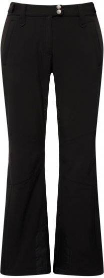 Ulla Popken Water Repellent Softshell Pants Black - Női Farmer & Nadrágok Nagy Méretekben – Plus Size - 