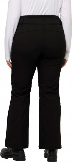 Ulla Popken Water Repellent Softshell Pants Black - Női Farmer & Nadrágok Nagy Méretekben – Plus Size - 
