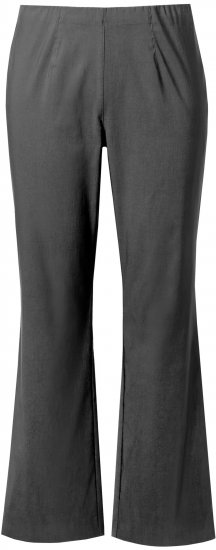 Ulla Popken Bengaline Elastic Waist Thermal Pants Graphite Grey - Női Farmer & Nadrágok Nagy Méretekben – Plus Size - 