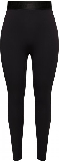 Ulla Popken Lightfit Quick Drying Leggings Black - Női Farmer & Nadrágok Nagy Méretekben – Plus Size - 