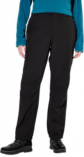 Ulla Popken Softshell Triple Function Fleece Lined Pants Black - Női Farmer & Nadrágok Nagy Méretekben – Plus Size - 