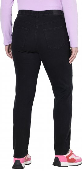 Ulla Popken Stretch Fit Jeans Black - Női Farmer & Nadrágok Nagy Méretekben – Plus Size - 