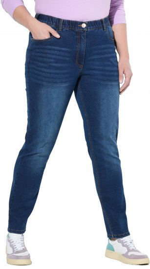 Ulla Popken Stretch Fit Jeans Blue Denim - Női Farmer & Nadrágok Nagy Méretekben – Plus Size - 