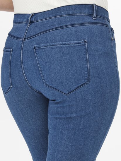 Only Carmakoma Thunder Life Skinny Fit Jeans Blue Denim - Női Farmer & Nadrágok Nagy Méretekben – Plus Size - 