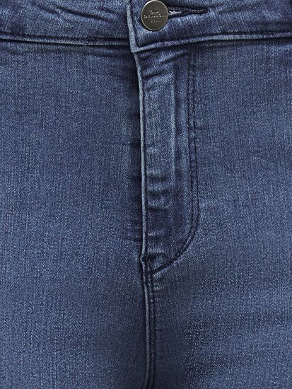 Only Carmakoma Thunder Life Skinny Fit Jeans Blue Denim - Női Farmer & Nadrágok Nagy Méretekben – Plus Size - 