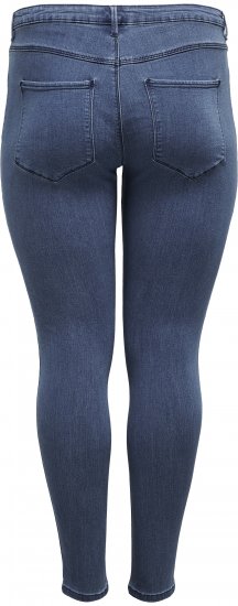 Only Carmakoma Thunder Life Skinny Fit Jeans Blue Denim - Női Farmer & Nadrágok Nagy Méretekben – Plus Size - 